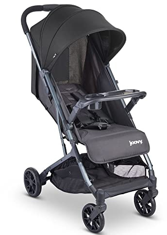 Joovy Kooper Kinderwagen, Leichter Kinderwagen, kompakt zusammenklappbar mit Ablage, grau