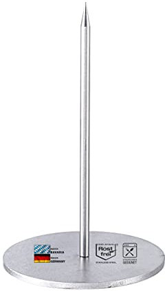 mocisa Premium BBQ Grillspieß Größe S | Gyrosspieß |Dönerspieß Edelstahl | Gyros + Kebab einfach auf dem Gasgrill zubereiten | universell einsetzbarer Spieß | das perfekte Grill-Tool | 1 Stück