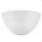 Cambridge Fete Hard Plastic Serving Bowl – Large Reusable Mixing Salad Bowl, Sturdy & Reusable, for Picnics, BBQ, Party, Outdoor/Indoor, Snacks & Crisps, BPA-Free, Clear Diamond Effect BPA-Free