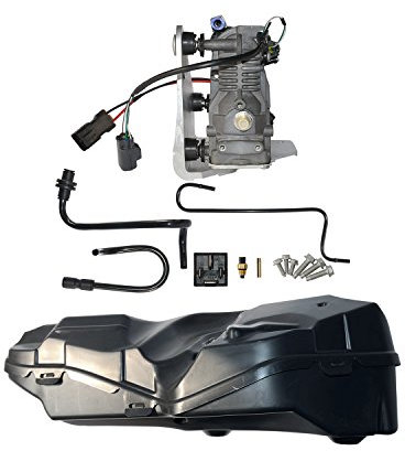 Bisenya AMK Kompressor Luftfederung Niveauregulierung & Abdeckung LR023964 LR044360 LR045251 - Kompatibel mit Discovery III/IV & Ran-ge Ro-ver Sport 2004-2013