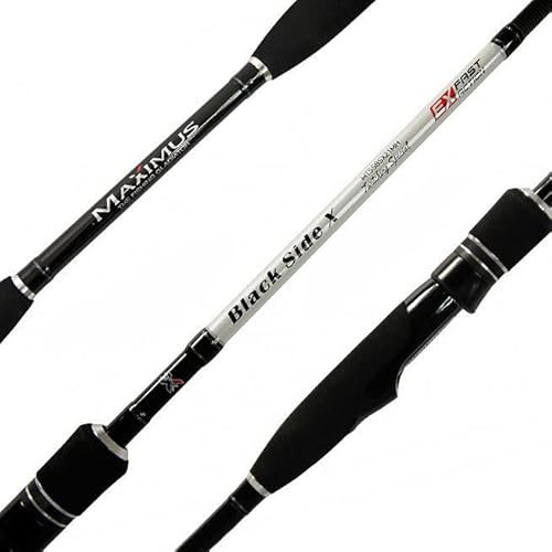 Maximus Black Side X Twitch Rute Angelrute Barsch Zander Forelle zum Wobbler Angeln (210 cm 12-40 Gramm)