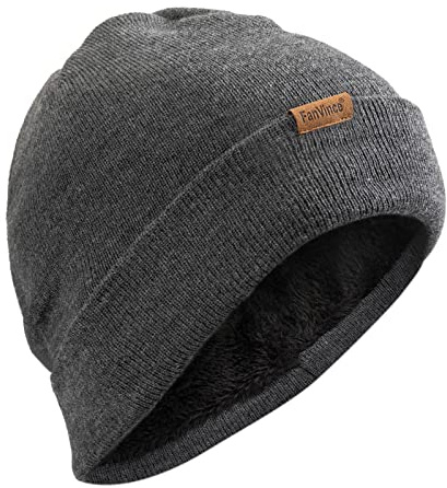 FanVince Mütze Männer Frauen Winter Thermomützen Strickmütze mit Bündchen Warme Damen Herren Geschenke