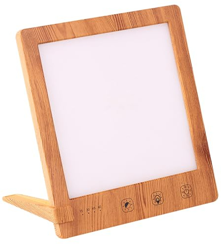 Sad Lamp 10000lux 3000k-6500k USB Sad Light with 3 Color Models, 4 Brightness Levels Daylight Lamp with 4 Timer Setting Compact Size Sun Lamp Sunlight Lamp Daylight Desk Lamp for Bedroom Home Office