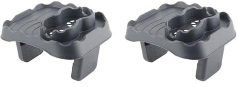 2Pcs Hot Tub Table,PureSpa Tray Spa Bar Hot Tub Side Tray Nonslip Side Table with Cup Holders Tray Table for Hot Tubs Drinks (Gray)