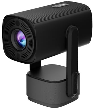 Mini Projector 4k 1080p FHD with Battery, Eroshoo Video Projector with WiFi6 and Bluetooth,Protable Projector with Android TV 11.0,Auto Keystone,with 150″ Display Outdoor/Home Theater