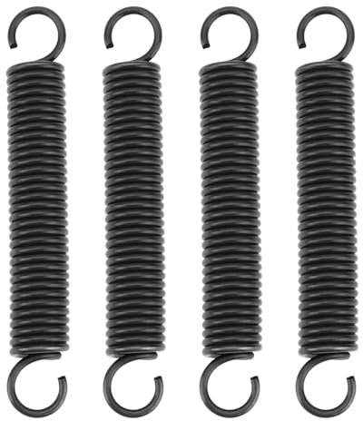 YINETTECH Lot de 4 Ressorts d'extension en Acier à Ressort de 95 Mm Ressort de Tension à Double Crochet Adapté à La Table Basse Relevable Bricolage Réparation à Domicile