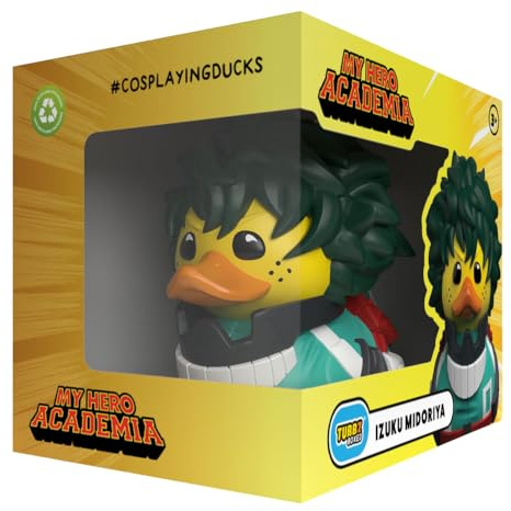 TUBBZ Boxed Edition: My Hero Academia - Izuku Midoriya (Deku) Cosplaying Rubber Duck Vinyl Figure