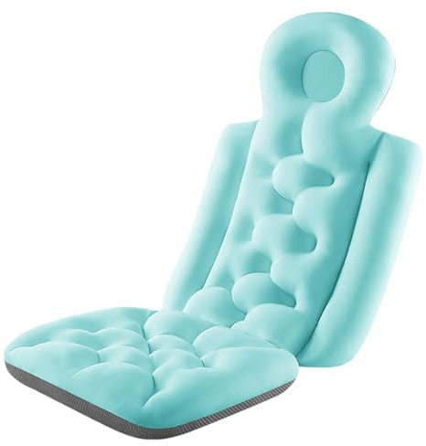 Bathtub Mat - 60x40cm Bath Mat Soft Full Body Reusable Comfortable Back Support | Hot Tub Mat