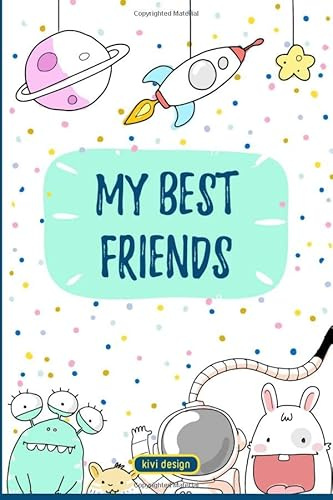My Best Friends – Book of Friends for Kids: Activity Book for Kids – fill in the blanks book for best friends, girlfriends, boyfriends, BFF
