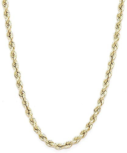PRINS JEWELS 18 Karat 750 Gold Kordelkette Gelbgold Unisex - 3.80 mm. Breit