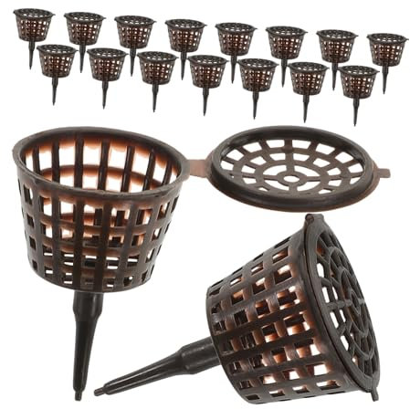 Operitacx Scatola Da 20 Pezzi Contenitori Con Coperchi Cestini Per Fertilizzanti Cestino Per Fertilizzante Per Vasi Da Giardino Terriccio Per Bonsai Fioriere Succulente Vaso Di Orchidee Mini