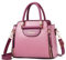 NICOLE & DORIS Borsa Donna Bolso Señora Bandolera in Pelle PU Bolsos para Mujer Borsetta Piccola Bolso de Mano Colorata Borsa Delle Signore Bloccata Bolsa de Mensajero Rosa Scuro