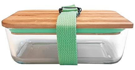 COOKUT Boîte à déjeuner avec Ceinture et séparateur Vert
