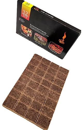 THREMA Quick Instant Fire Starter, 320 Stück Holzkohlegrill-Feuerstarter, Grillanzünder, schnelle Heiztechnologie, für Grill, Kamin, Lagerfeuer, Holz- und Pelletofen, Schornstein, Feuerstelle, BBQ