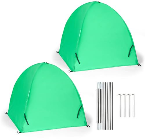 Pflanzenabdeckungen, Frostschutz für den Winter, Outdoor-Garten, Frostabdeckung, wiederverwendbare Strauchdecken, Taschen, Topfobst, Gemüse, Schädlingsschutz, Vlies, 2 Stück