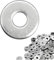 Flewdart rondelle acciaio M4 200pz, rondella piatta in acciaio inox 304 M4 x 12mm per dadi e bulloni