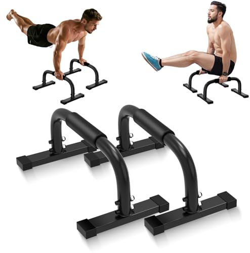 Parallele Calisthenics, Parallettes Bars Dip Calisthenics, 25,9cm di altezza 300kg Barretta Parallela, Attrezzature Calisteniche per interni ed esterni, adatta per attività Domestiche e flessioni