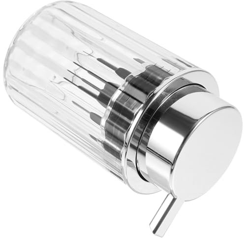 Veemoon Botella De Espuma Facial Portátil Dispensador De Limpieza Facial Recargable Transparente para Jabón Líquido y Cosméticos