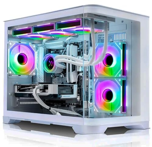 ADMI Gaming PC: AMD Ryzen 7 7800X3D 5GHz - AIO Cooler - RTX 5070 Ti 16GB GDDR7-32GB DDR5-1TB NVMe - WIFI - Mars RGB Case (White) - Windows 11