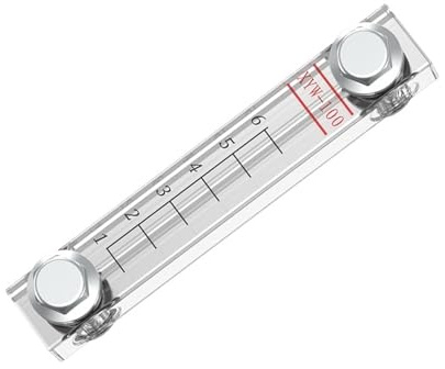 HYRTEFBN Righello XYW Indicatore di Livello del Serbatoio dell'olio Idraulico Acrilico Indicatore di Livello dell'olio Indicatore di Livello dell'Acqua 40 50 80 125 150 200 500 1000(XYW250)