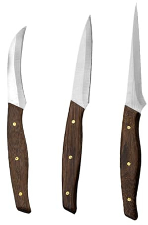 Luxshiny Coltelli per Intagliare Frutta in Acciaio Inossidabile con Manico Ergonomico Strumenti Multifunzionali per Scultura di Verdure e Frutta Resistenti e Pratici per Uso Domestico e