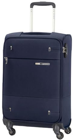 Samsonite Base Boost - Spinner S (Länge 35 cm) Handgepäck, 55 cm, 35 L, Blau (Navy Blue)