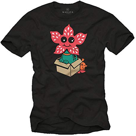 Makaya Stranger Tee Shirt Garçon - Graphique Dart Demodog