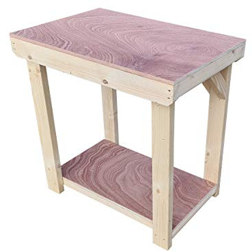 Arbor Garden Solutions Express Wooden Workbench - Multiple Options Workmate Range (3ft Eucalyptus Hardwood Sheet)