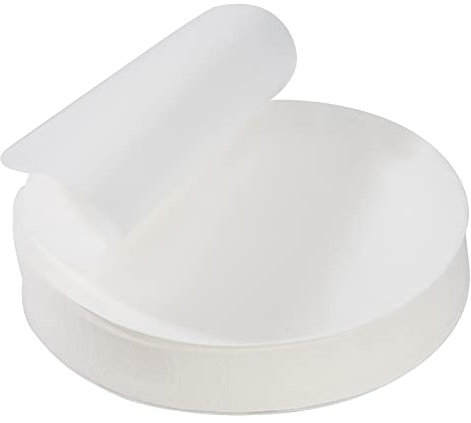 Papel Antiadherente Horno Papel Redondo Hornear Papel de Pergamino para Hamburguesas Albóndigas Cesta de Vapo 500 Piezas