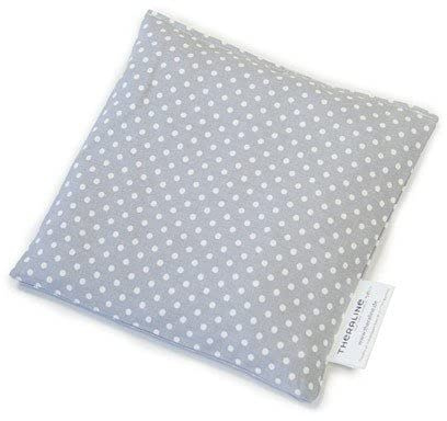 Theraline Kirschkernkissen Punkte grau 26 x 23 cm
