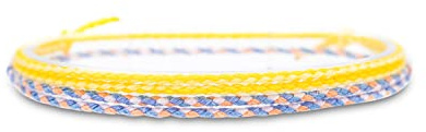 Made by Nami Boho Surfer-Armband 2-er Set Damen & Herren - Handmade Strand Festival Accessoires - 100% Wasserfest & Verstellbar - Freundschaftsarmbänder geflochten Mädchen Stoff-Armband