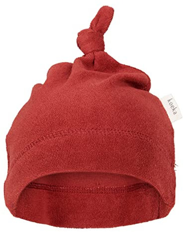 Koeka Baby Mütze - Für Jungen Und Mädchen - Beanie - Mützchen - Royan - Stretch Frottee - Weich - Abwaschbar Rot - M