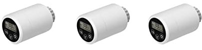 SPORTARC 3 STÜCKE Zigbee Heizkörperthermostat elektronisch - Programmierbares WiFi erweiterbares Heizkörperthermostatventil - Thermostat Heizung digital - Kompatibel für Google-Home und AIexa