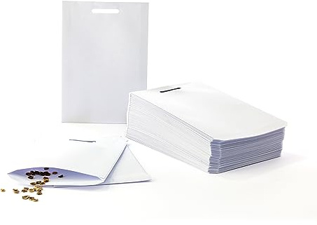 FLORTUS Blanko Samentütchen 100 Stk. (110 x 160 mm) | Geschenktüten für verschiedene Anlässe Hochzeit Geburtstag Taufe | Papiertüten für Samen oder Dankeschön Geschenke