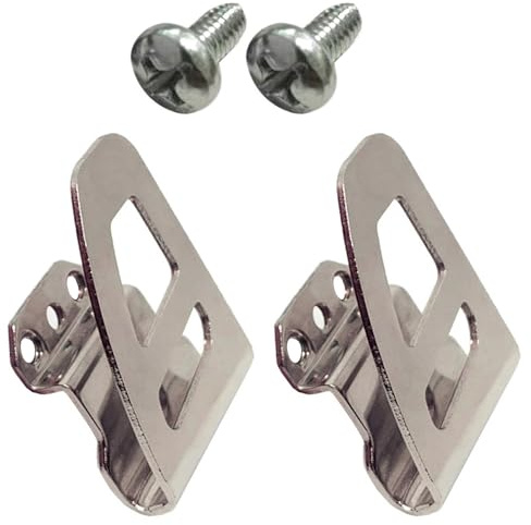 2 ganchos de clip para cinturón para herramientas eléctricas, ganchos de cinturón de herramientas portátiles, soporte de almacenamiento, taladro atornillador, herramienta para número de modelo