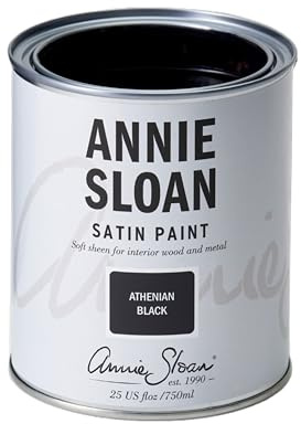 Annie Sloan Satin Paint 750ml (Athenian Black)
