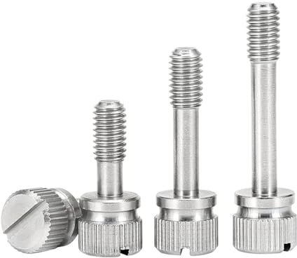 M2 M2.5 M3 M4 M5 M6 M8 304 tornillo de mano cautivo ranurado de acero inoxidable pulgar moleteado tornillos antiaflojamiento pernos