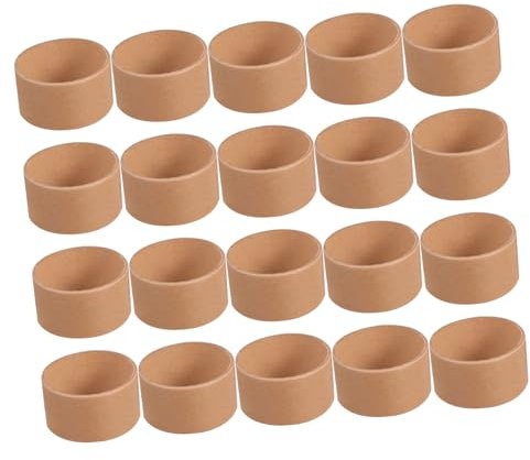 COHEALI 20stücke Braune Papprollen Zum Basteln Stabile Diy Papierrollen Für Junge Mädchen Kreative Handarbeit Bastelmaterial Kraftpapier Zum Schneiden Kleben Bemalen