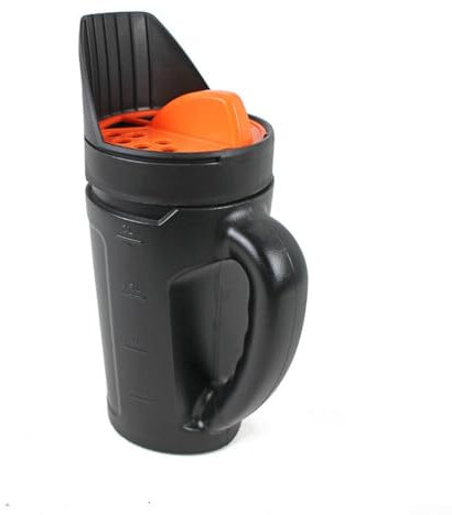 Besttoolifes Contenedor de carga manual adecuado para arena, sal y división, espolvorear en invierno, sistema de dosificación único, también se puede utilizar para fertilizantes (sin pala)