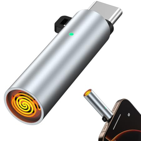 Tomedeks Accendino Elettrico Usb C Ricaricabile, Antivento e Senza Fiamma, Mini accendisigari per telefoni cellulari, Accendisigari multifunzione, Accendini