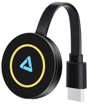 4K Miracast Dongle, Wireless HDMI Display Adapter, Compatible i-Phone/i-Pad/Android/i-OS para Monitor/Proyector Soporta Miracast, DLNA, Airplay-1