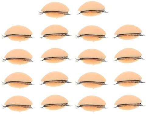 PENIKOKO 9par Pestañas Simuladas para Practicar Pestañas Postizas Kit de Párpados para Maniquí de Entrenamiento Realistas para Uso Profesional Salón