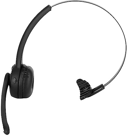 FILFEEL Casque Téléphonique avec Micro HD – Casque Mono-Oreille pour Centre d'appels, Jeux et Réunions Zoom