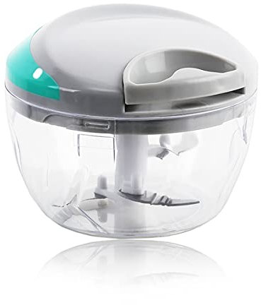 JIANFA Manual Food Chopper, Vegetable Chopper Mincer Blender to Chop Fruits Vegetables Nuts Herbs Onions Garlics for Salsa Salad Pesto Coleslaw Puree