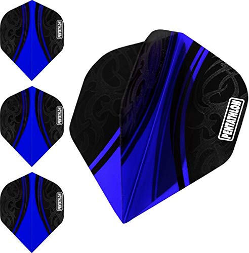 ABC Darts Flights pentatlon – 10 sats (30 stycken dartflygar) Mörkblå Klassische