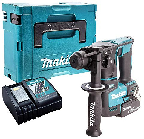 Makita DHR171Z 18V Brushless SDS+ Bohrhammer mit 1x 5,0Ah Akku, Ladegerät & Koffer