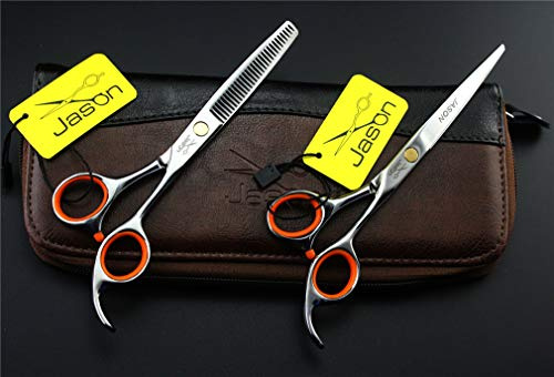 5,5 / 6,0 Pulgadas De Acero Inoxidable Tijeras De Peluquería Profesional Conjunto Japonesa Peluquería Tijeras De Adelgazamiento Tijeras Mujeres De Los Hombres De Pelo Uso En El Hogar Del Peluquero,5.5