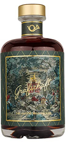Grafschaft Kräuterlikör, mild, Süßlich und leicht würzig, 0,500 ml, 33% vol. nur edelste Rohstoffe