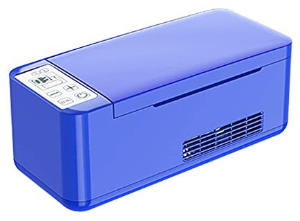 GEREP Custodia per Raffreddatori di Insulina Borsa Termica per Insulina per Diabetici Che Trasportano, Lavorano, 251×111×104mm / blu/C