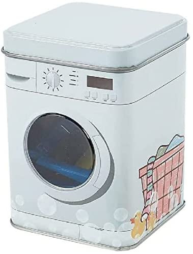 TRTO 24 Plastic Pegs Metal Clothes Peg Container Tin Laundry Washing Line Storage Box